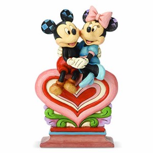 エネスコ Enesco ハートに座るミッキーとミニー  ディズニートラディション ジム・ショア 約22セ