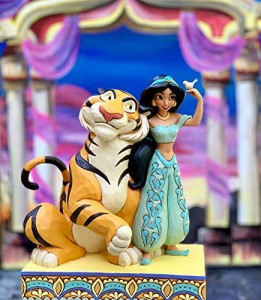 エネスコ Enesco 置物 インテリア Enesco Jasmine and Rajah Wondrous Wishes in Full Color