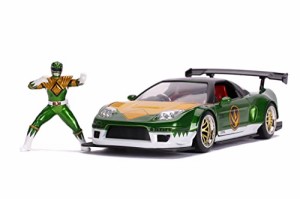 ジャダトイズ ミニカー ダイキャスト Jada 1:24 Diecast 2002 Honda NSX with Green Ranger Figure