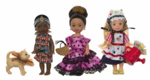 バービー バービー人形 チェルシー Barbie Kelly Friends of the World 3-Doll Gift Set