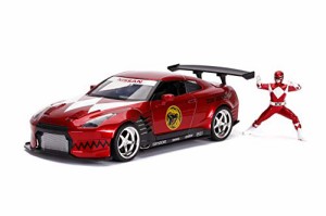 パワーレンジャー レッドレンジャーと2009日産GT-R(R35)  2.75インチのレッドレンジャーダイキャス