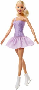 バービー バービー人形 Barbie Figure Skater Doll Dressed in Purple Outfit