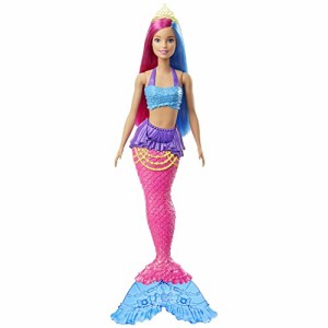 バービー バービー人形 Barbie Dreamtopia Mermaid Doll with Pink & Blue Hair & Tail, Plus Tiara Access