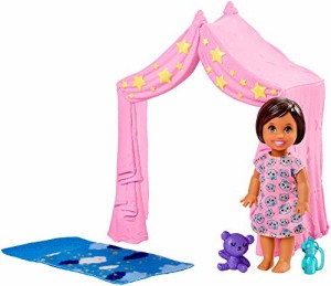 バービー バービー人形 Barbie Skipper Babysitters Inc. Bedtime Playset with Small Doll, Tent and Slee