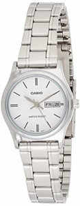 腕時計 カシオ レディース Casio LTP-V006D-7B2 Women's Standard Stainless Steel White Dial Day Date W