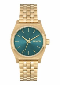 腕時計 ニクソン アメリカ NIXON Medium Time Teller -Fall 2017- Light Gold/Turquoise, Light Gold/Turq