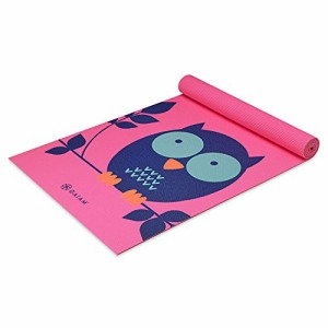 ヨガマット フィットネス Gaiam Kids Yoga Mat Exercise Mat, Yoga for Kids with Fun Prints - Playtime 