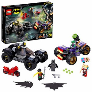 レゴ LEGO DC Batman Joker's Trike Chase 76159 Super-Hero Cars and Motorcycle Playset, Mini Shooting Batmobil