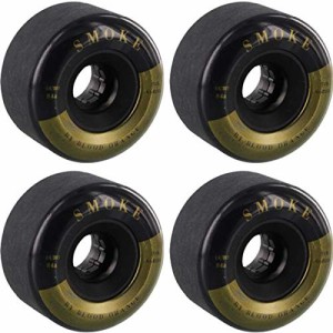 ウィール タイヤ スケボー BLOOD ORANGE SMOKE WHEELS 66mm 84a BLACK/GOLD (SET OF 4)