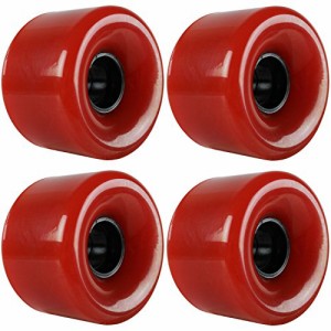 ウィール タイヤ スケボー TGM Skateboards Longboard Wheels 65mm Smooth Red USA Made 78A