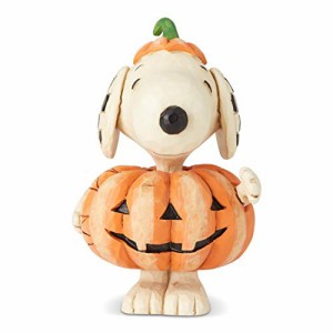 エネスコ Enesco ピーナッツ かぼちゃとスヌーピーのフィギュア ハロウィーン インテリア 置き物 