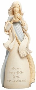 エネスコ Enesco 置物 インテリア Enesco Foundations by Karen Hahn Like A Mother Figurine, 7.68-Inch