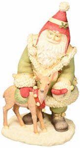 エネスコ Enesco 置物 インテリア Enesco Heart of Christmas Santa's Reindeer Treats, 8.7" Figurine, M