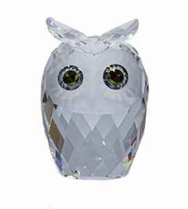 スワロフスキー クリスタル 置物 Swarovski Crystal Owl Retired #010022 (2" X 2-3/8")