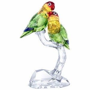 スワロフスキー クリスタル 置物 SWAROVSKI 5379552 Lovebirds, Crystal, Multicoloured, 16 x 8.8 x 5