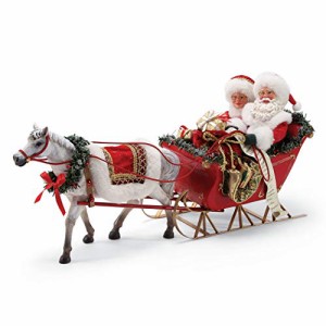 デパートメント56 Department 56 置物 Department 56 Possible Dreams Santa's One Horse Open Sleigh. Figu