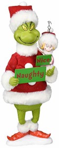 デパートメント56 Department 56 置物 Department 56 Grinch Naughty or Nice, 12" Figurine, Multicolor