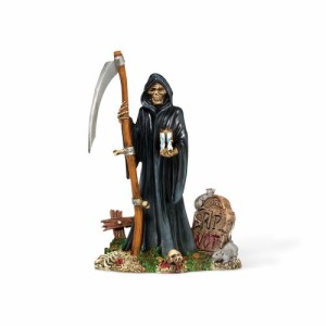 デパートメント56 Department 56 置物 Department 56 Enesco The Grim Reaper, Silver,Black,Brown & Green