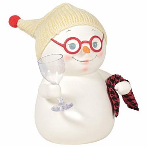 デパートメント56 Department 56 置物 Department 56 Snowpinions Wine Tasting Figurine, 6.5 Inch, Multic