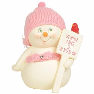 デパートメント56 Department 56 置物 Department 56 Snowpinions She Needed a Hero Figurine, 6 Inch, Mul