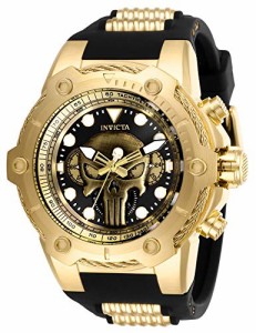 腕時計 インヴィクタ インビクタ Invicta Men's Marvel Stainless Steel Quartz Watch with Silicone S