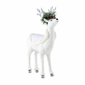 デパートメント56 Department 56 置物 Department 56 Forest Frost Deer Figurine, 6.25 inch