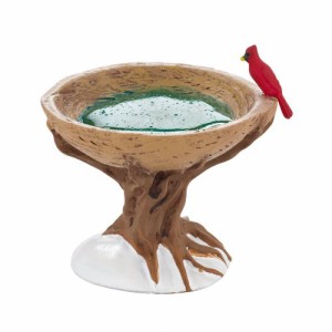 デパートメント56 Department 56 置物 Department 56 Woodland Bird Bath Toy, 1.57 inch