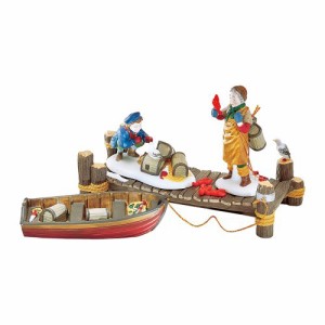 デパートメント56 Department 56 置物 Lobster Trappers (Set of 4) - Department 56 (Retired)