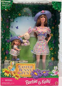バービー バービー人形 Easter Bunny Fun Barbie & Kelly Gift Set