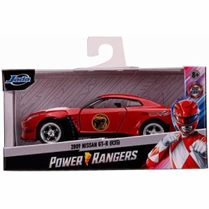 ジャダトイズ ミニカー ダイキャスト Jada Toys Power Rangers 1:32 Red Ranger 2009 Nissan GT-R R3