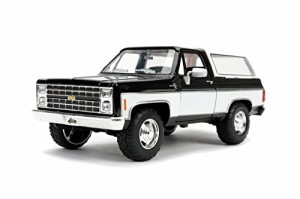 ジャダトイズ ミニカー ダイキャスト Jada Toys 1980 Chevy Blazer K5 Black/White 1:24 Die - Cast 