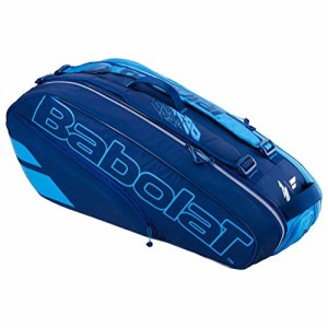 テニス バッグ ラケットバッグ Babolat RHx6 Pure Drive Blue 6 Racquet Tennis Bag (2021-2024 Model)