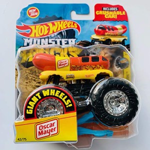 ホットウィール Hot Wheels モンスタートラック オスカーメイヤー42/75 クラッシャブルカーつき ビ