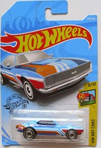 ホットウィール マテル ミニカー Hot Wheels 2019 Treasure Hunt Hw Art Cars 9/10 - '67 Camaro