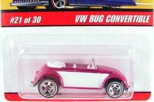 ホットウィール Hot Wheels クラシックス シリーズ2 VW バグ コンバーチブル 21/30 ピンク フォルクス