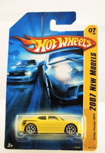 ホットウィール Hot Wheels ダッジ・チャージャーSRT8 2007ニューモデル 07/36 007/180 イエロー Dodge Charge