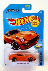 ホットウィール マテル ミニカー Hot Wheels 2017 Factory Fresh Custom Datsun 240Z 174/365, Orange