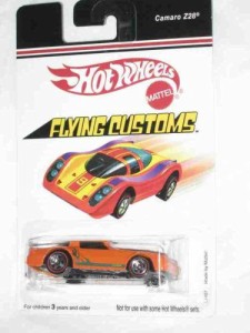 ホットウィール マテル ミニカー Hot Wheels Flying Customs Camaro Z28 Orange Redline Tires Collect