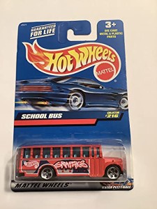 ホットウィール マテル ミニカー School Bus 2000 Hot Wheels #216 1:64 Scale Collectible Die Cast C