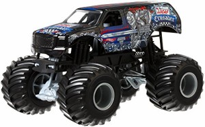 ホットウィール マテル ミニカー Hot Wheels Monster Jam Lucas Oil Crusader Die-Cast Vehicle, 1:24 