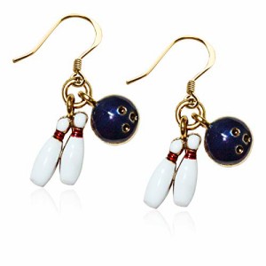 気まぐれなかわいい プレゼント クリスマス Whimsical Gifts Sports Charm Earrings (Bowling, Go