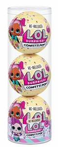 エルオーエルサプライズ 人形 ドール L.O.L. Surprise! Confetti Pop 3 Pack Waves ? 3 Re-Release