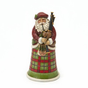 エネスコ Enesco 置物 インテリア Enesco INJim Jim Shore Heartwood Creek Scottish Santa Figurine 6.75