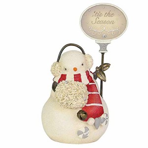 エネスコ Enesco 置物 インテリア Enesco Heart of Christmas Woodland Snowman Tis The Season Figurine,