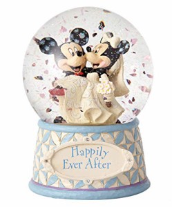 エネスコ Enesco ミッキー＆ミニー ウェディングスノーグローブ 「Happily Ever After」 ディズニート