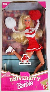 バービー バービー人形 Mattel 1996 University of Arkansas Razorback cheerleader Barbie