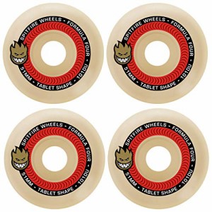 ウィール タイヤ スケボー SPITFIRE F4 TABLET WHEELS 53mm NATURAL/RED (SET OF 4)