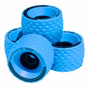 ウィール タイヤ スケボー MBS All-Terrain Longboard Wheels (4), Blue