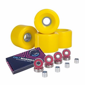 ウィール タイヤ スケボー Cal 7 Skateboard Cruiser Wheels 60x44mm 60mm + ABEC 7 Bearings + Spacers -