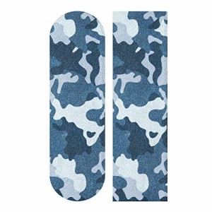 デッキテープ グリップテープ スケボー YYZZH Blue Camouflage Pattern Army Military Camo Design 